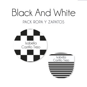 Pack Ropa y Zapatos Black and White Pack Ropa y Zapatos Black and White