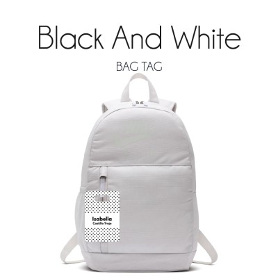 Tag Black and White