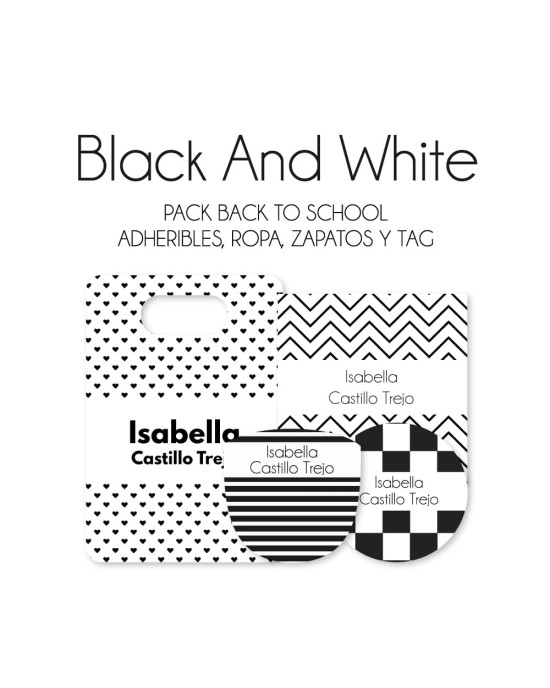 Pack Back to School Black and White-Pack Back To School