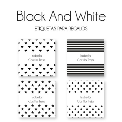 Regalo Black and White Regalo Black and White
