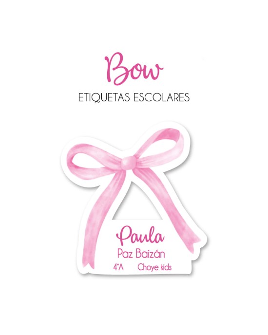 Pack Escuela y Zapatos Bow | Pack Adheribles y Zapatos