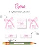 Pack Escuela y Zapatos Bow | Pack Adheribles y Zapatos