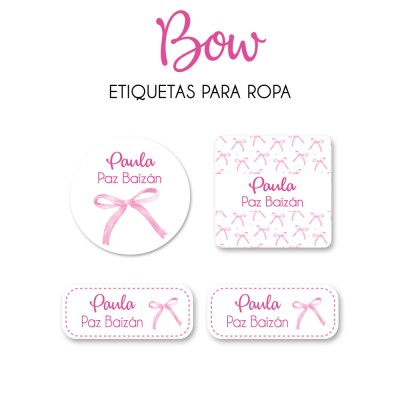 Ropa PLANCHABLES Bow Ropa PLANCHABLES Bow