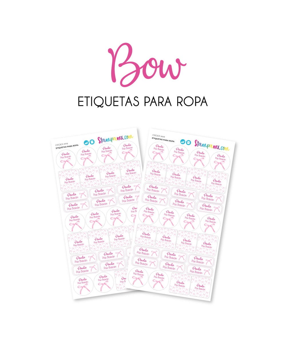 Ropa Bow-Etiquetas Para Ropa Ropa Bow-Etiquetas Para Ropa