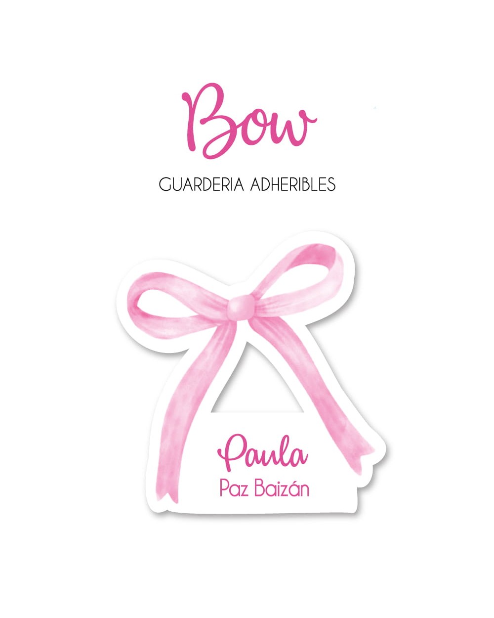 Guarderia Bow| Etiquetas Para Guarderia Guarderia Bow| Etiquetas Para Guarderia