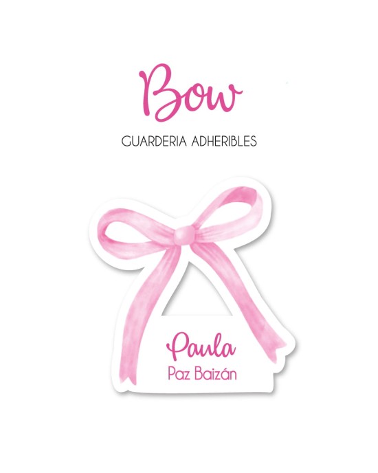 Guarderia Bow| Etiquetas Para Guarderia