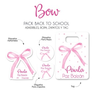 Pack Back to School Bow