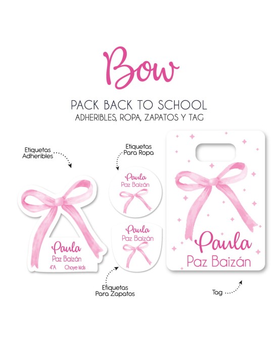 Pack Back to School Bow-Pack Back To School