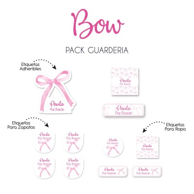 Pack Guardería Bow Pack Guardería Bow