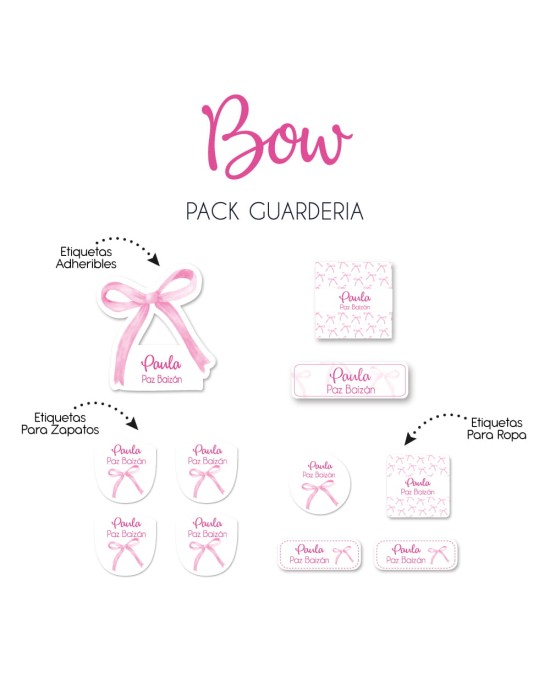Pack Guardería Bow | Pack Guarderia