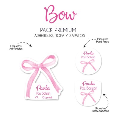 Pack Premium Ropa, Zapatos y Escuela Bow