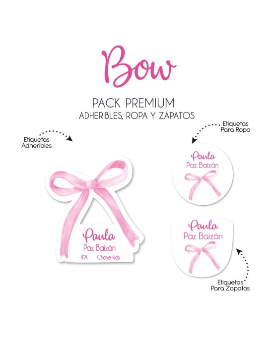 Pack Premium Ropa, Zapatos y Escuela Bow