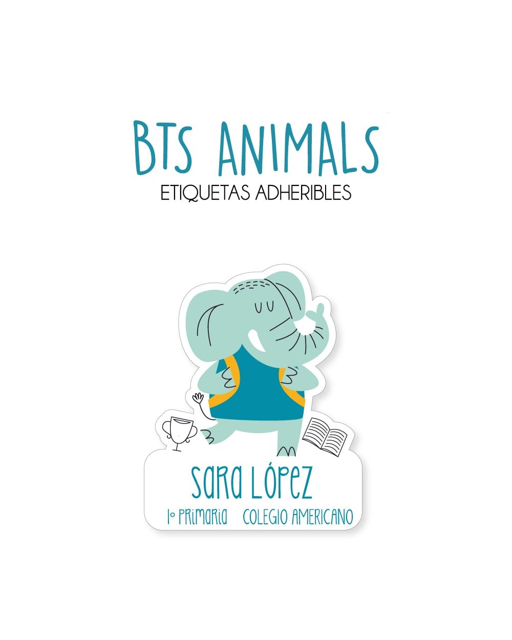 Pack Ropa y Escuela Bts Animals | Pack Ropa y Adheribles Pack Ropa y Escuela Bts Animals | Pack Ropa y Adheribles