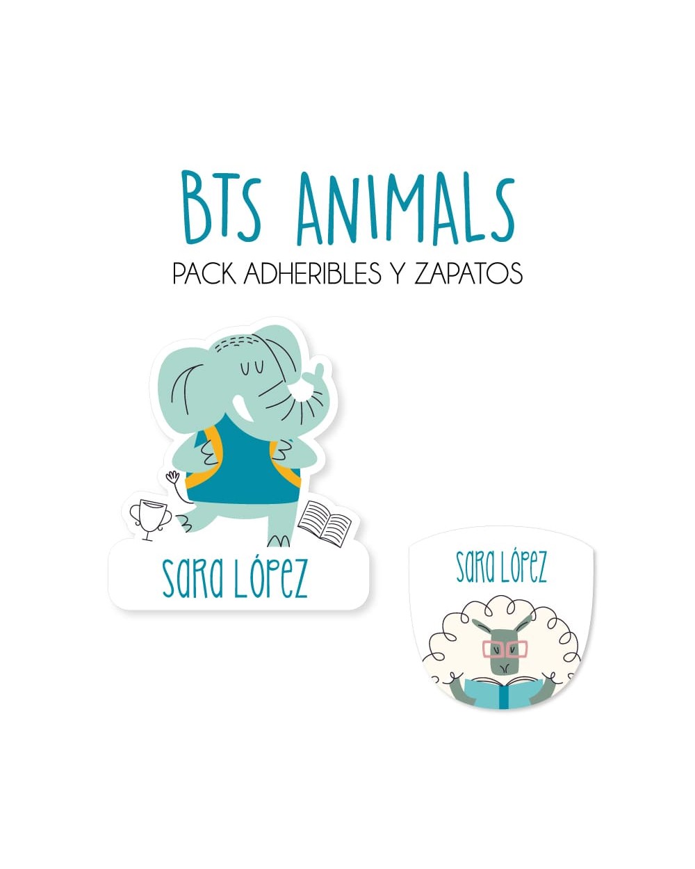 Pack Escuela y Zapatos Bts Animals | Pack Adheribles y Zapatos Pack Escuela y Zapatos Bts Animals | Pack Adheribles y Zapatos