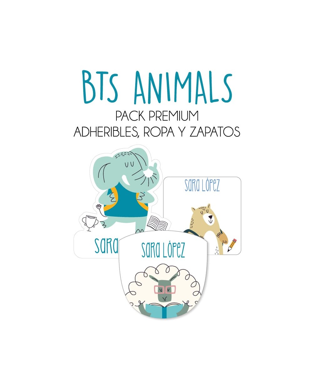 Pack Premium Ropa, Zapatos y Escuela Bts Animals | Pack Premium