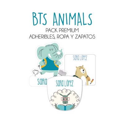 Pack Premium Ropa, Zapatos y Escuela Bts Animals