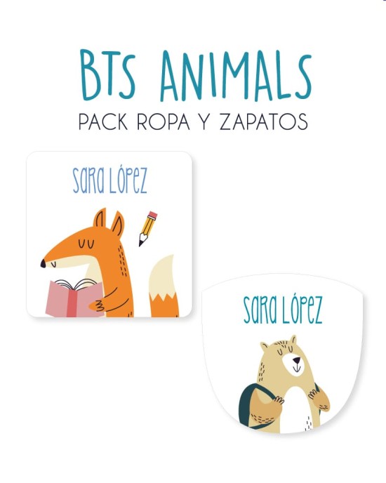 Pack Ropa y Zapatos Bts Animals | Pack Ropa y Zapatos