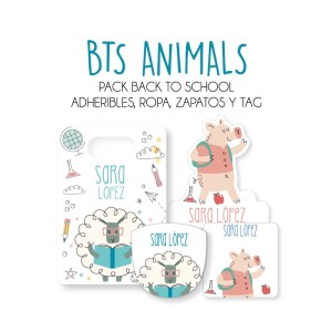 Pack Back to School Bts Animals