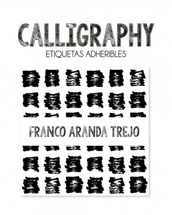 Pack Ropa y Escuela Calligraphy | Pack Ropa y Adheribles