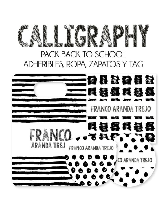 Pack Back to School Calligraphy
