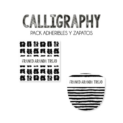 Pack Escuela y Zapatos Calligraphy