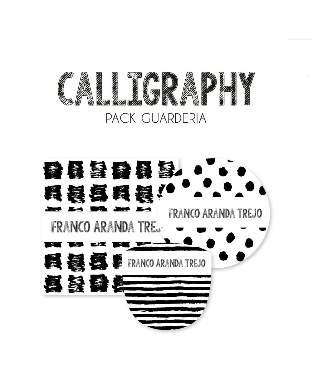 Pack Guardería Calligraphy | Pack Guarderia Pack Guardería Calligraphy | Pack Guarderia