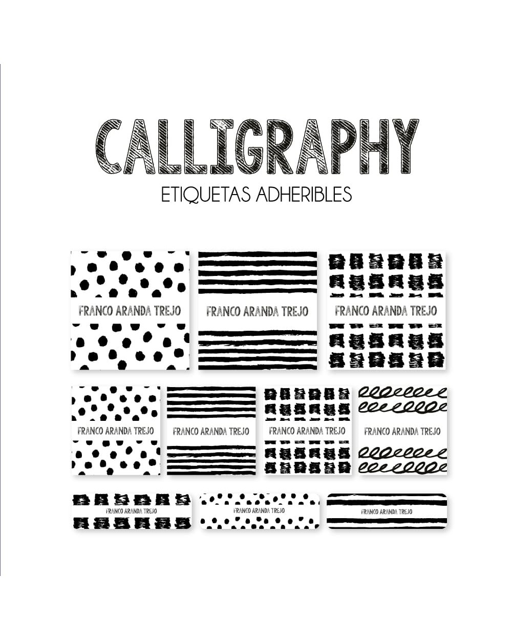 Pack Guardería Calligraphy | Pack Guarderia Pack Guardería Calligraphy | Pack Guarderia