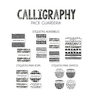 Pack Guardería Calligraphy