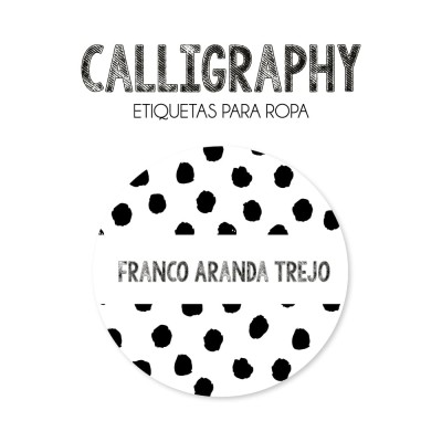 Ropa PLANCHABLES Calligraphy 