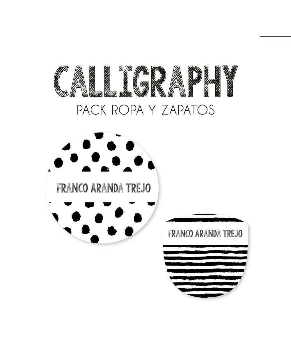Pack Ropa y Zapatos Calligraphy | Pack Ropa y Zapatos