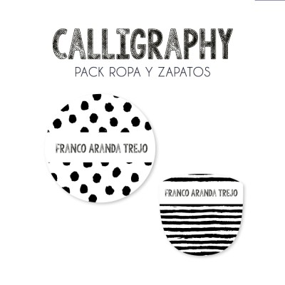 Pack Ropa y Zapatos Calligraphy