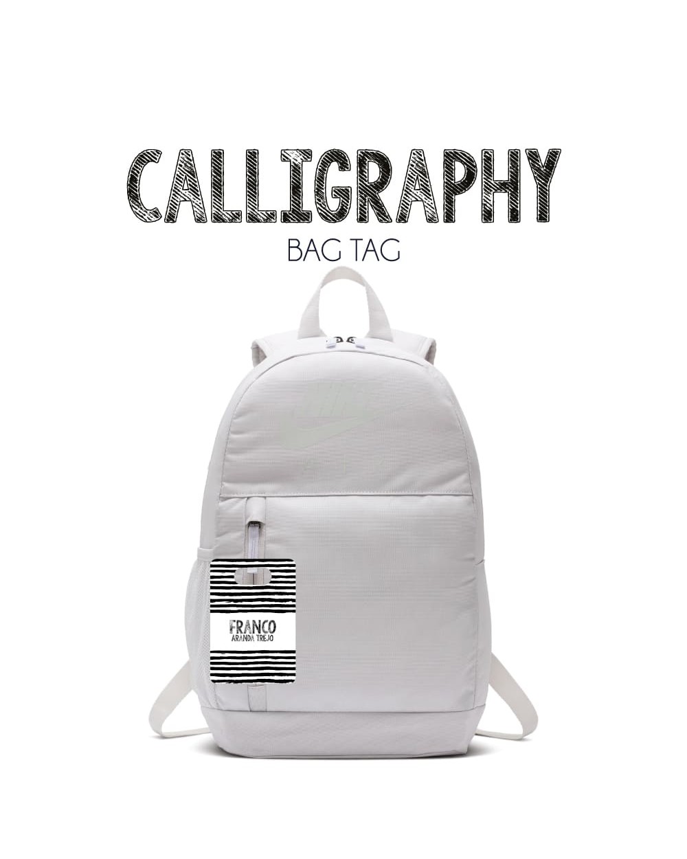 Tag Calligraphy | Bag Tags Tag Calligraphy | Bag Tags