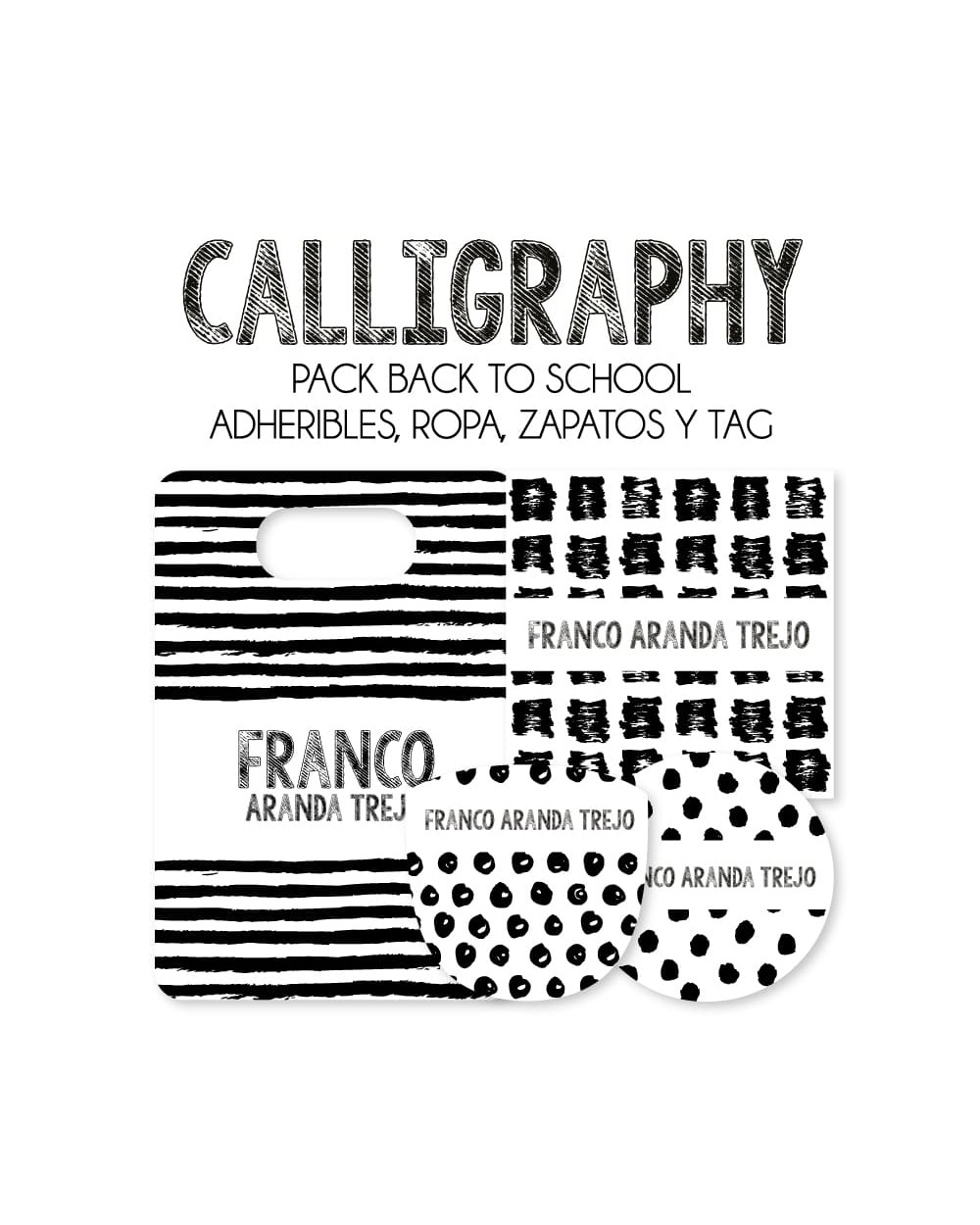 Pack Back to School Calligraphy-Pack Back To School