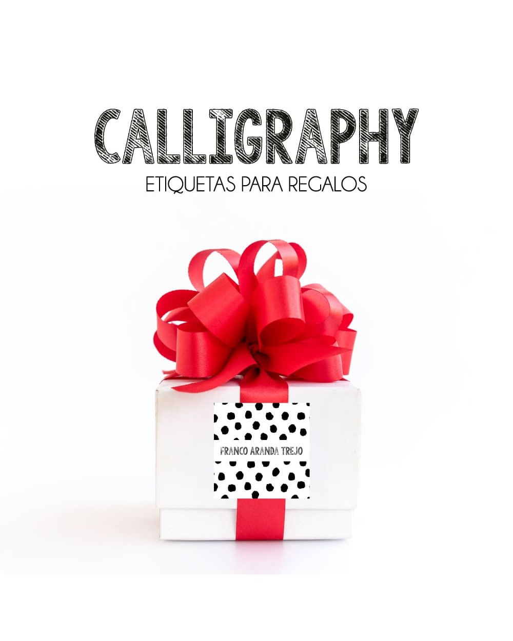 Paquete de etiquetas para Regalo Calligraphy - Etiquetas Para Regalos Paquete de etiquetas para Regalo Calligraphy - Etiquetas Para Regalos