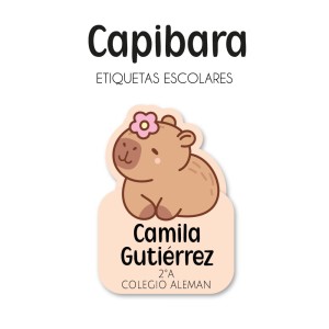 Pack Back to School Capibara
