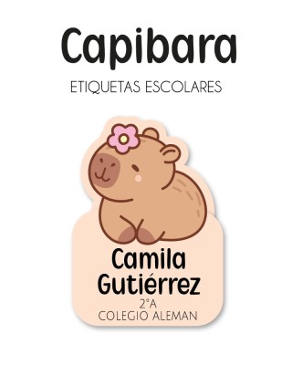 Escuela Adheribles Capibara