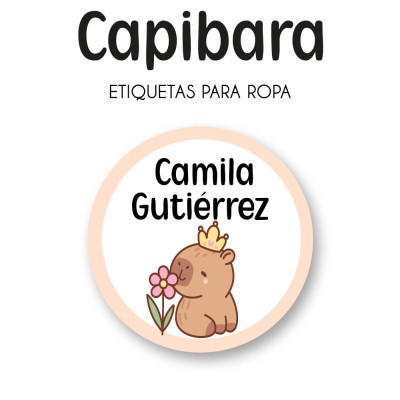Ropa PLANCHABLES Capibara 