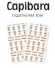 Ropa Capibara - Etiquetas Para Ropa