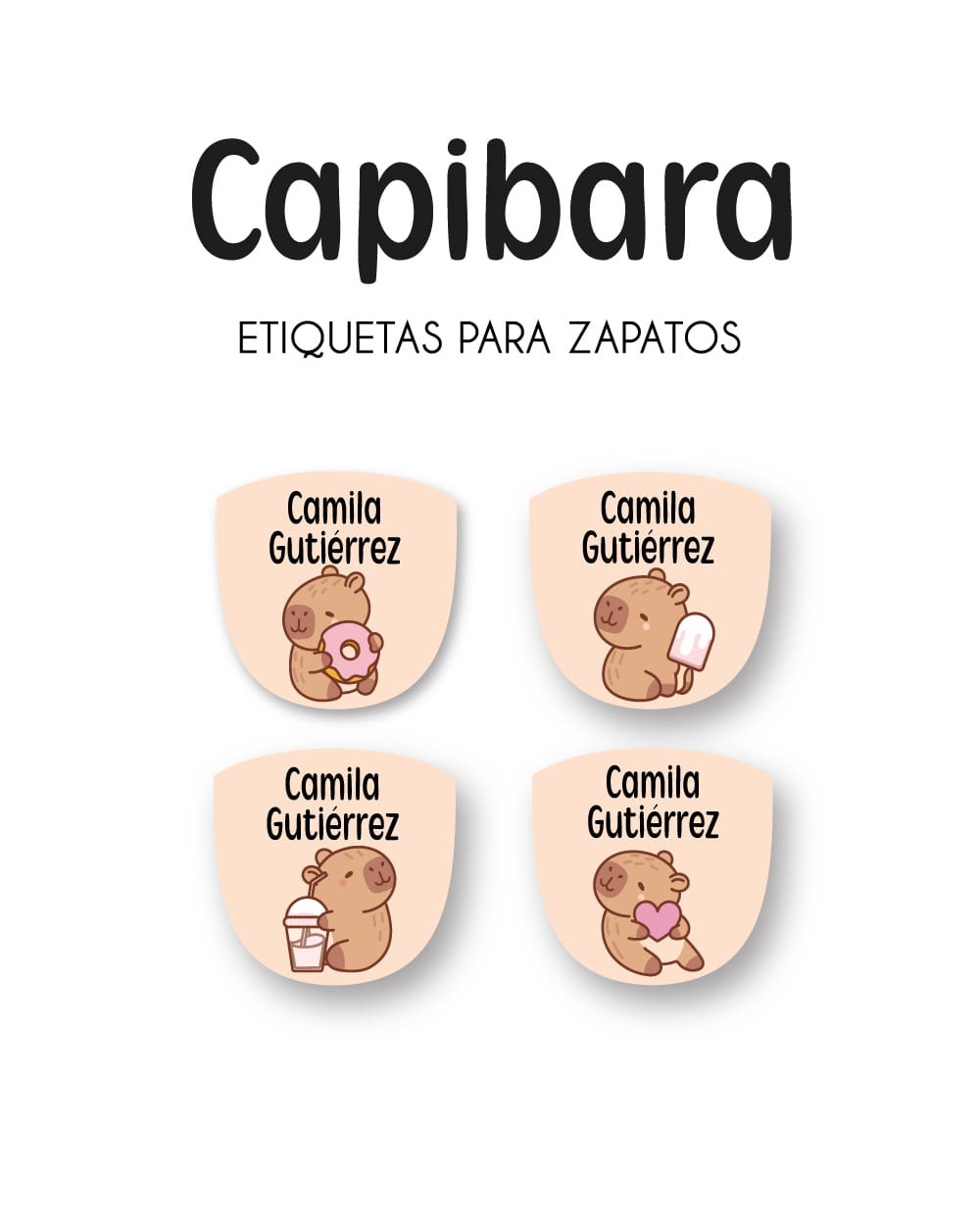 Pack Premium Ropa, Zapatos y Escuela Capibara Pack Premium Ropa, Zapatos y Escuela Capibara