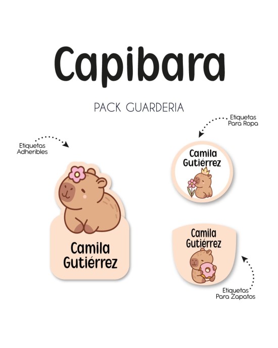 Pack Guardería Capibara | Pack Guarderia
