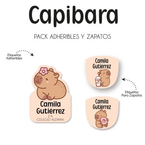 Pack Escuela y Zapatos Capibara