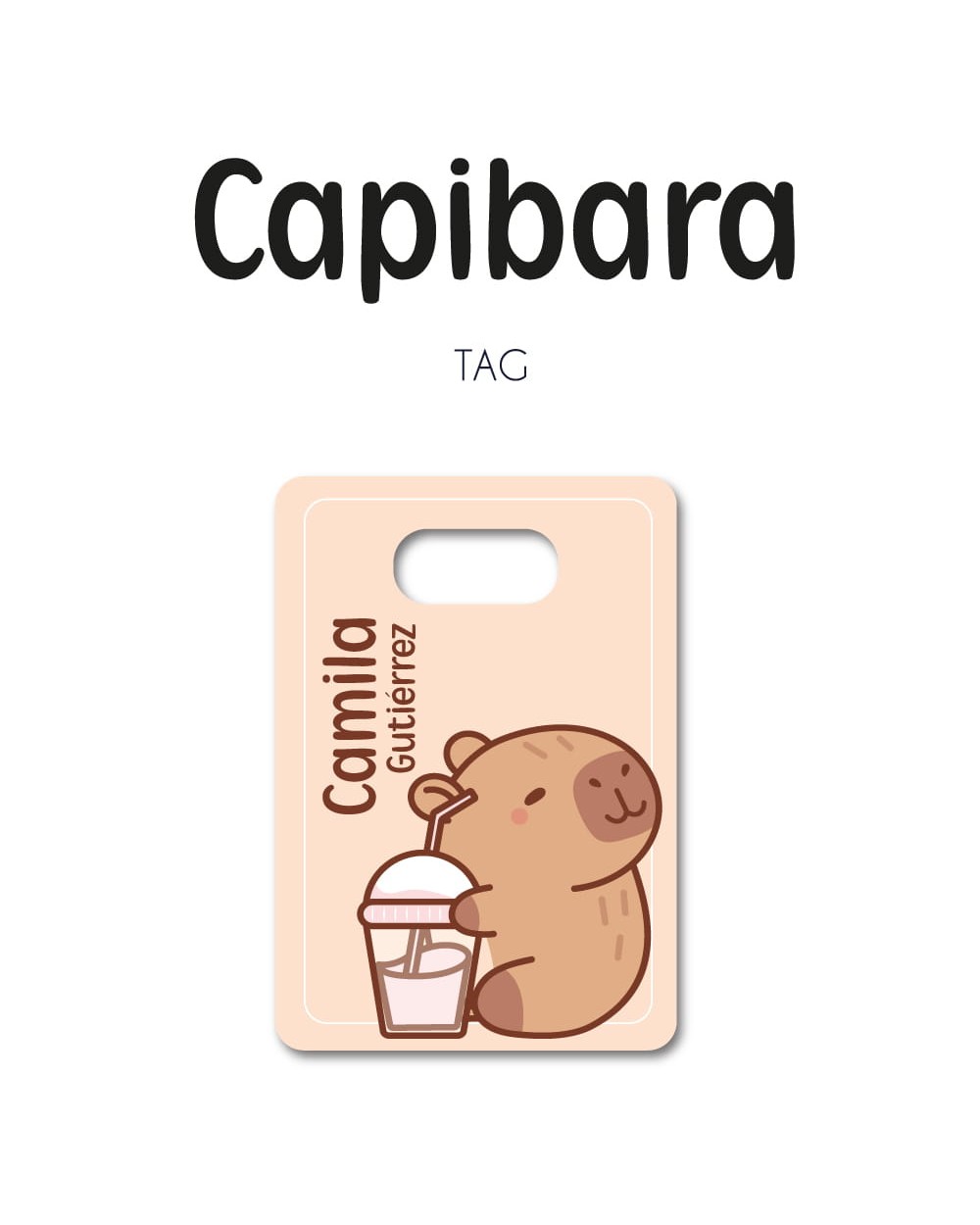 Tag Capibara | Bag Tags Tag Capibara | Bag Tags