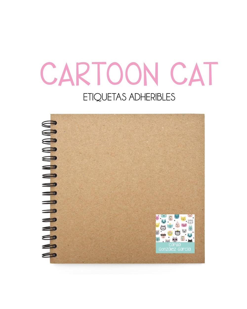 Pack Ropa y Escuela Cartoon Cat | Pack Ropa y Adheribles Pack Ropa y Escuela Cartoon Cat | Pack Ropa y Adheribles