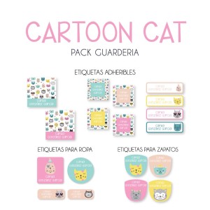 Pack Guarderia Cartoon Cat