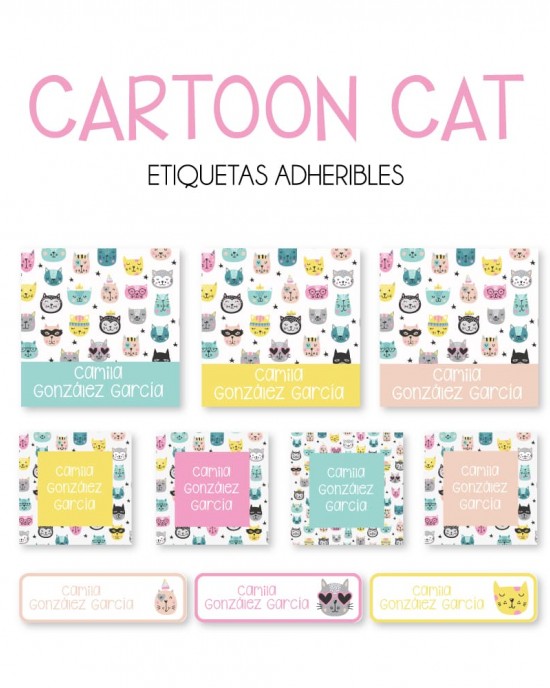 Pack Guarderia Cartoon Cat | Pack Guarderia