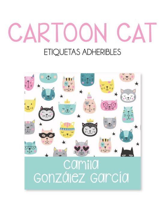 Pack Escuela y Zapatos Cartoon Cat