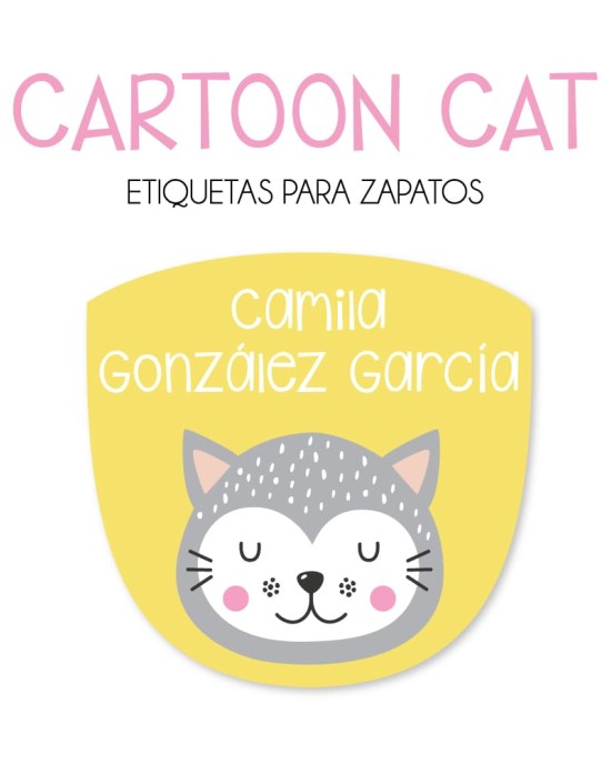 Pack Escuela y Zapatos Cartoon Cat