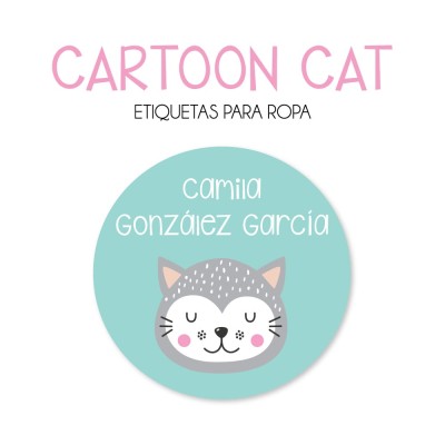 Ropa PLANCHABLES Cartoon Cat 