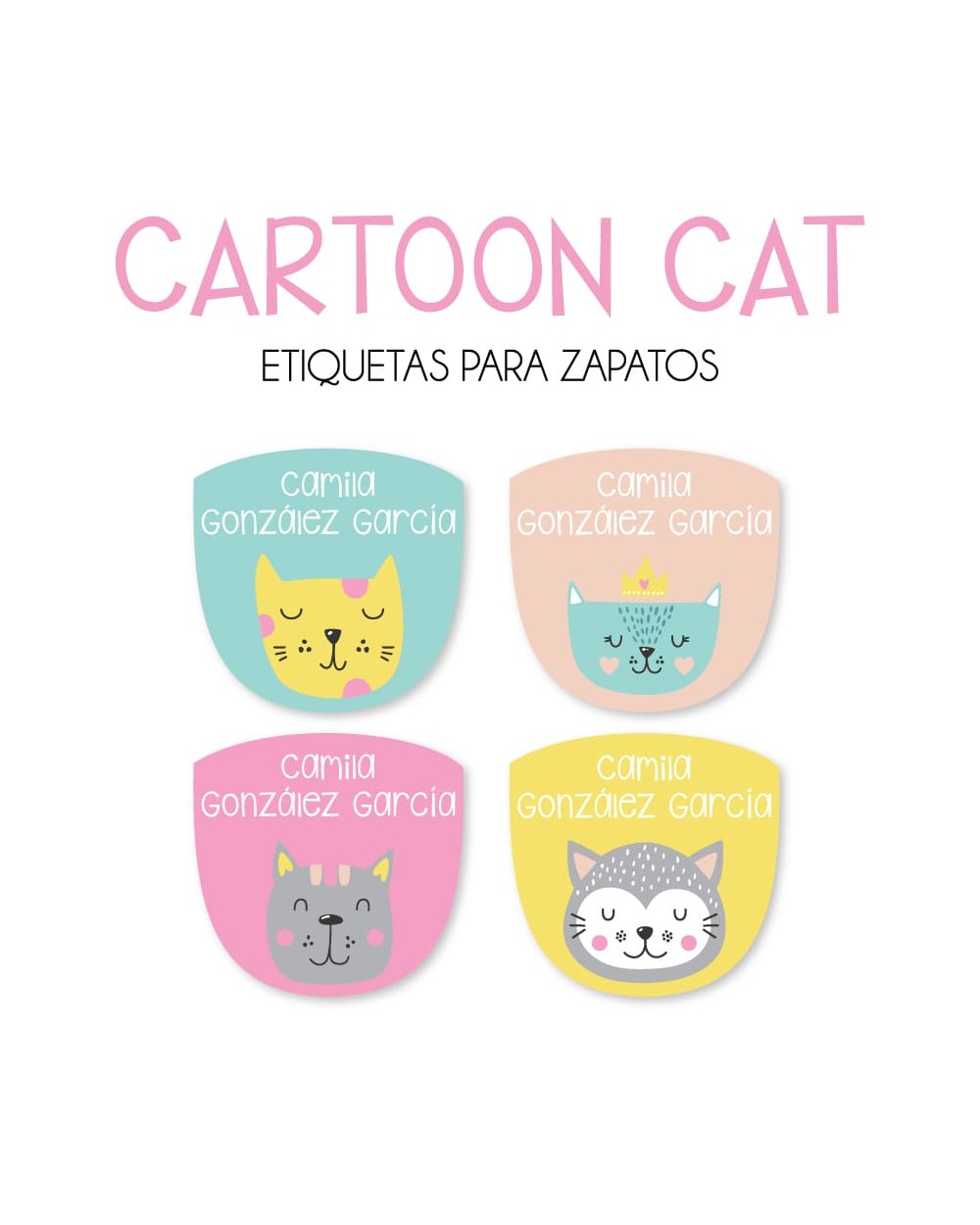 Pack Ropa y Zapatos Cartoon Cat | Pack Ropa y Zapatos