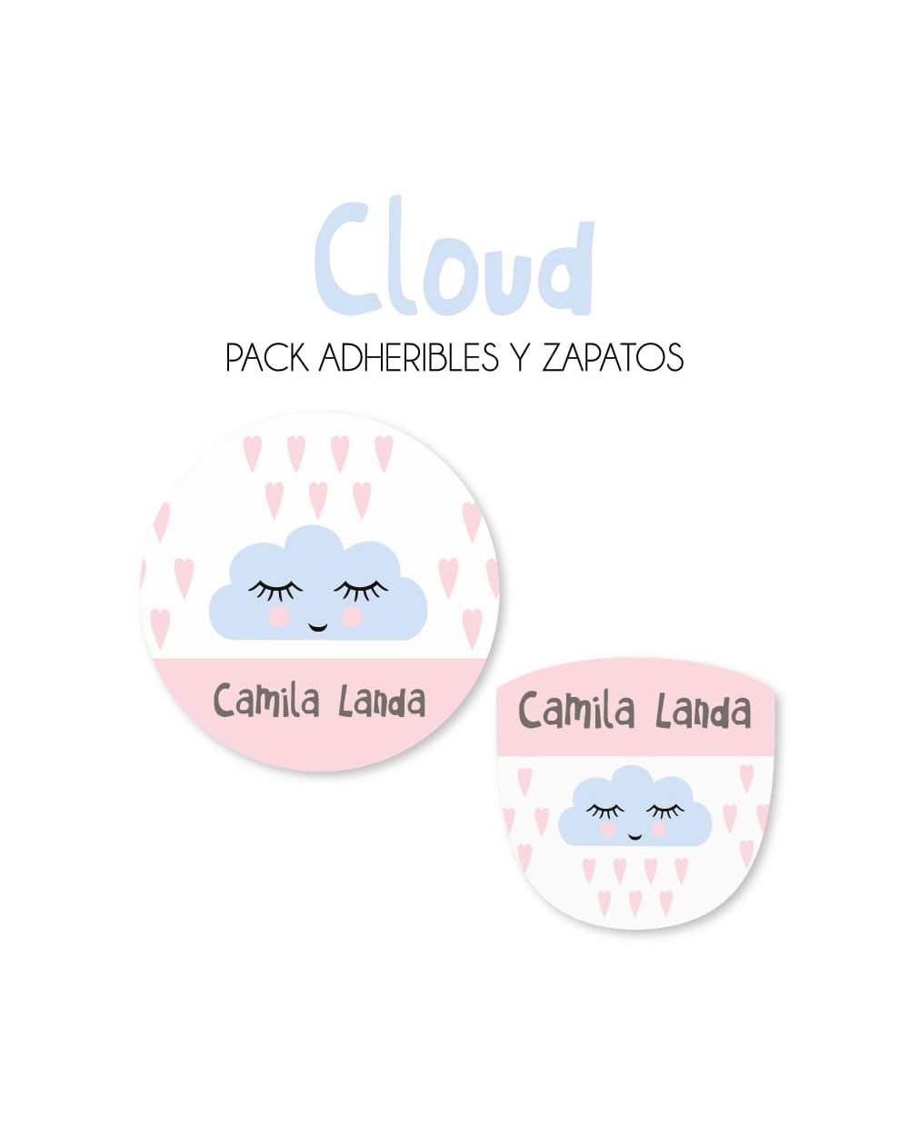 Pack Escuela y Zapatos Cloud | Pack Adheribles y Zapatos Pack Escuela y Zapatos Cloud | Pack Adheribles y Zapatos